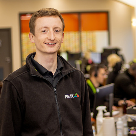 Image of man in office